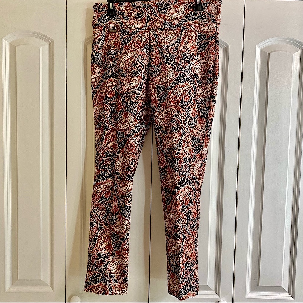 NWOT- Peck & Peck Petite pull-on tummy control slim leg ankle pants size 10P